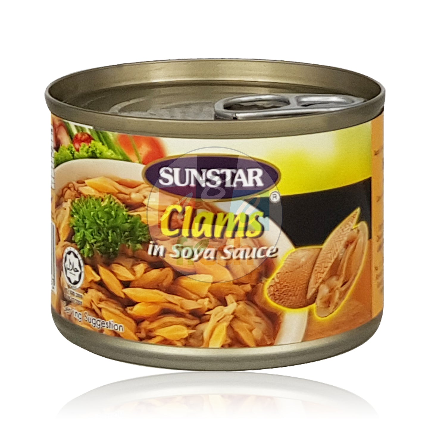 SUNSTAR CLAMS IN SOY SAUCE 160GM